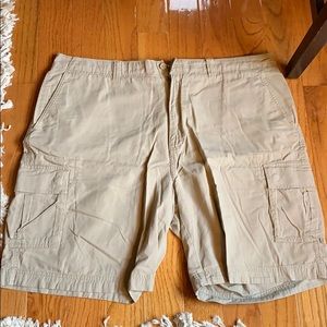 Tan Cargo Shorts